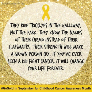 Small photo of a quote about cancer